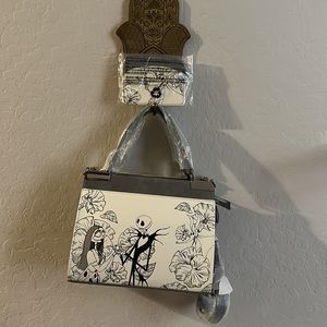 Disney The Nightmare before Christmas floral sketch  handbag & Cardholder